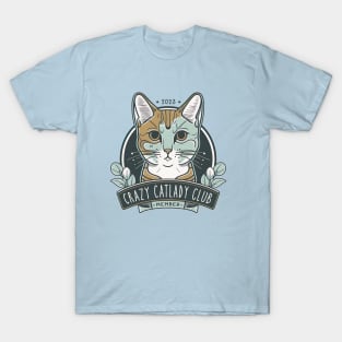 2023 Crazy Cat Lady Club Member T-Shirt